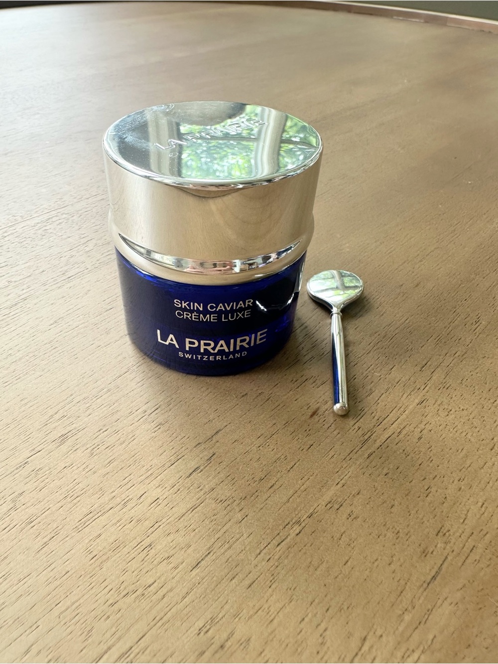 Empty Jar with Spatula La Prairie Skin Caviar Luxe Cream, 100ml
